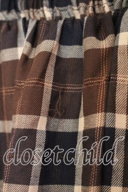 画像3: LODISPOTTO / チェック柄スカート  ブラウン O-25-12-16-039-LO-TO-IG-OS