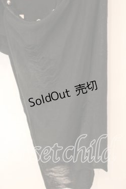 画像2: SEX POT ReVeNGe / ワイヤーフードプリントプルオーバー  ブラック O-25-12-16-040-SP-TO-IG-OS