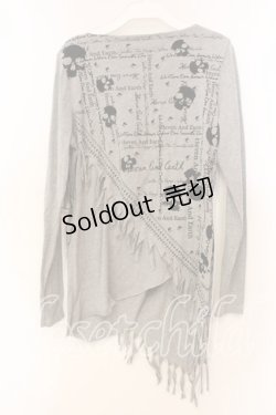画像2: HEAVEN and Earth / スカーフ風カットソー  グレー O-25-12-16-041-PU-TO-IG-OS
