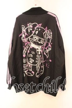 画像2: ACDC RAG /OODネロ ジャージジャケット  ブラック×パープル O-25-12-16-043-PU-JA-IG-OS