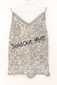 ACDC RAG / レオパードキャミソール LL ブラウン O-25-12-16-048-PU-TO-IG-OS