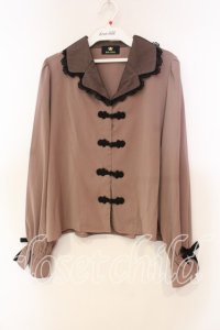 Rojita / チャイナ風テーラードブラウス  ピンク O-25-12-16-049-LO-BL-IG-OS