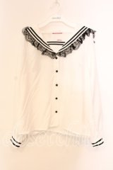 MA*RS / セーラーブラウス  シロ O-25-12-16-050-EL-BL-IG-OS