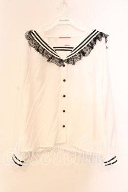 画像1: MA*RS / セーラーブラウス  シロ O-25-12-16-050-EL-BL-IG-OS