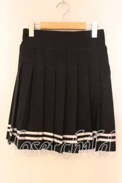 画像1: MA*RS / ラインプリーツスカート  クロ O-25-12-16-052-EL-SK-IG-OS