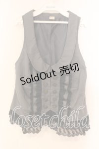 axes femme / ブローチ付きベスト M グレー O-25-12-16-053-AX-TO-IG-OS