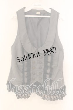 画像1: axes femme / ブローチ付きベスト M グレー O-25-12-16-053-AX-TO-IG-OS