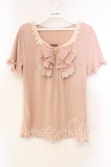 axes femme / bigリボンプルオーバー M ピンク O-25-12-16-054-AX-TO-IG-OS