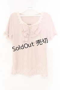 axes femme / bigリボンプルオーバー M ピンク O-25-12-16-054-AX-TO-IG-ZT250