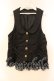 画像1: axes femme / レースアップベスト M クロ O-25-12-16-055-AX-TO-IG-OS (1)