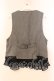 画像2: axes femme / パール付きベスト M グレー×クロ O-25-12-16-056-AX-TO-IG-OS (2)