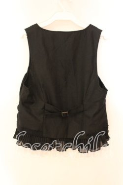 画像2: axes femme / パール付きベスト M クロ O-25-12-16-058-AX-TO-IG-OS