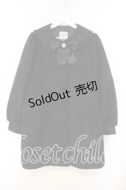 画像1: Ank Rouge / リボンレースドーリーコート  クロ O-25-12-16-063-CA-CO-IG-ZT1219Z