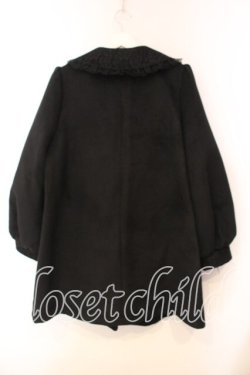 画像3: Ank Rouge / リボンレースドーリーコート  クロ O-25-12-16-063-CA-CO-IG-OS