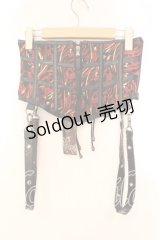 Qutie Frash / ベルト付きコルセット  レッド O-25-12-16-065-QU-TO-OW-OS