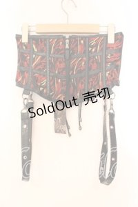 Qutie Frash / ベルト付きコルセット  レッド O-25-12-16-065-QU-TO-OW-OS