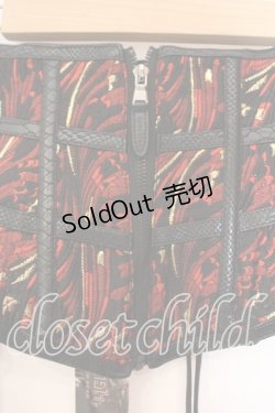 画像2: Qutie Frash / ベルト付きコルセット  レッド O-25-12-16-065-QU-TO-OW-OS