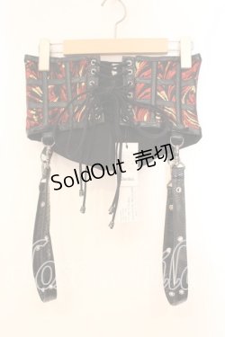 画像4: Qutie Frash / ベルト付きコルセット  レッド O-25-12-16-065-QU-TO-OW-OS