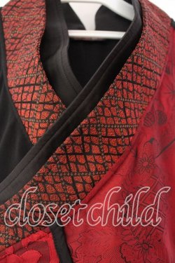 画像2: Qutie Frash / チャイナインナーチュニック  レッド O-25-12-16-068-QU-TO-OW-OS