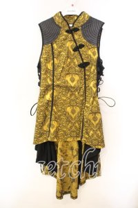 Qutie Frash / チャイナワンピ  イエロー O-25-12-16-069-QU-OP-OW-OS