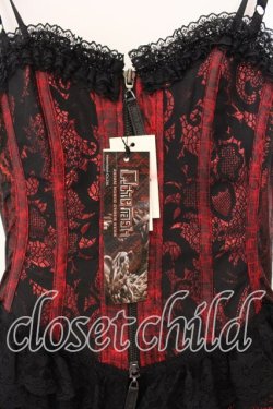 画像2: Qutie Frash / キャミワンピ  ブラック×レッド O-25-12-16-001-QU-OP-OW-OS