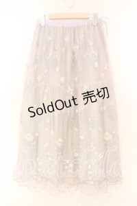 Franche Lippee / ガーデニングチュールスカート Ｍ グレー O-25-12-16-071-LO-SK-IG-OS