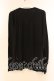 画像2: franche lippee black / バックプリーツカーディガン Ｍ クロ O-25-12-16-072-LO-TO-IG-OS (2)