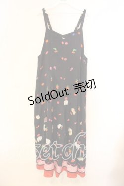 画像1: Franche Lippee / いたずらねこつなぎ  ネイビー O-25-12-16-076-LO-OP-IG-OS