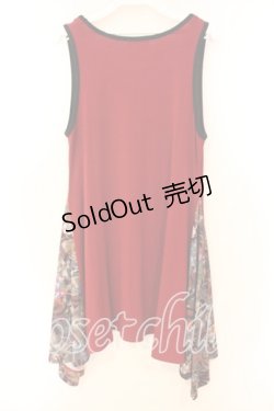 画像3: Qutie Frash / 気楡茶閃洸 Aラインチュニック  レッド O-25-12-16-006-QU-OP-OW-OS