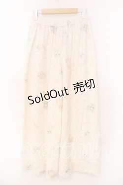 画像3: Franche Lippee / モケモケねこのたっぷりパンツ Ｍ ミルク O-25-12-16-078-LO-PA-IG-OS