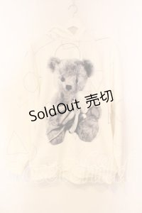 TRAVAS TOKYO / いかさんコラボパーカー  ホワイト O-25-12-16-079-PU-TO-IG-OS