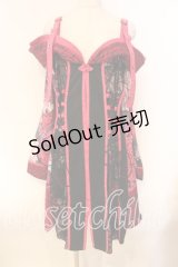 Qutie Frash / オフショル着物カーディガン  ピンク O-25-12-16-082-QU-TO-IG-OS