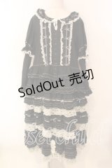 PINK HOUSE / はしごリボンレースワンピース  クロ O-25-12-16-085-LO-OP-IG-OS