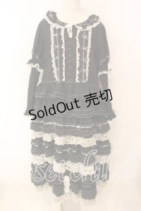 PINK HOUSE / はしごリボンレースワンピース  クロ O-25-12-16-085-LO-OP-IG-OS