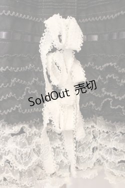 画像4: PINK HOUSE / はしごリボンレースワンピース  クロ O-25-12-16-085-LO-OP-IG-OS