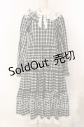 PINK HOUSE / PINK HOUSE×misako aoki チェックワンピース  グリーン O-25-12-16-086-LO-OP-IG-OS