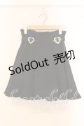 Rojita / 裾フリルハートビジュバックルスカート  クロ O-25-12-16-090-LO-TO-IG-OS