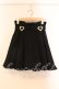 画像1: Rojita / 裾フリルハートビジュバックルスカート  クロ O-25-12-16-090-LO-TO-IG-OS (1)