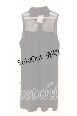 画像4: Qutie Frash / メッシュスリットタンク  ブラック×パープル O-25-12-16-011-QU-TO-OW-ZY