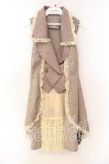 h.NAOTO / VAPOR VEST  ベージュ O-25-12-16-012-HN-TO-IG-OS