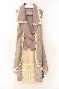 h.NAOTO / VAPOR VEST  ベージュ O-25-12-16-012-HN-TO-IG-OS