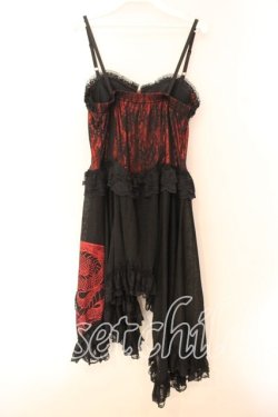 画像5: Qutie Frash / キャミワンピ  ブラック×レッド O-25-12-16-001-QU-OP-OW-OS