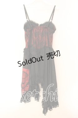 画像5: Qutie Frash / キャミワンピ  ブラック×レッド O-25-12-16-001-QU-OP-OW-OS