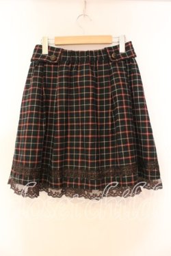 画像2: axes femme / 衿付きミニスカート  グリーン O-25-12-16-015-AX-SK-IG-OS