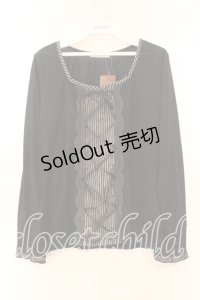 axes femme / レジメ柄レースup PO Ｍ クロ O-25-12-16-017-AX-TO-IG-OS