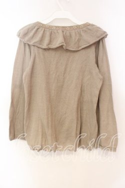 画像3: axes femme / ニットライトトップス Ｍ ベージュ O-25-12-16-022-AX-TO-IG-OS