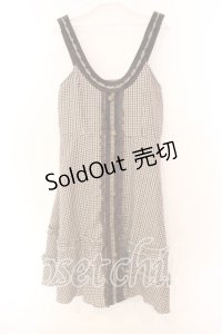 axes femme / フロントレースジャンパースカート  ブラウン系 O-25-12-16-028-AX-OP-IG-ZT030