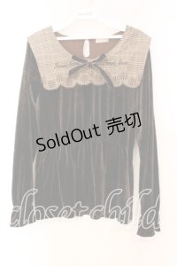 axes femme POETIQUE / セーラー襟チェック柄プルオーバー Ｍ ブラウン O-25-12-16-031-AX-TO-IG-OS