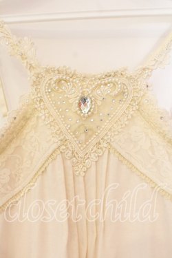 画像2: axes femme / ハートレースキャミソール  アイボリー O-25-12-16-032-AX-TO-IG-OS