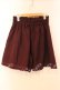 画像3: axes femme / ベロアレースアップキュロット  ワイン O-25-12-16-033-AX-PA-IG-OS (3)